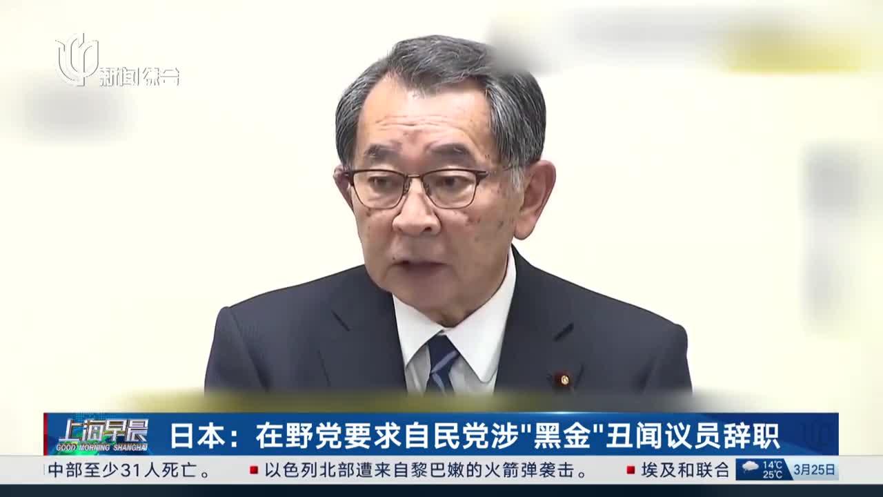 日本:在野党要求自民党涉"黑金"丑闻议员辞职