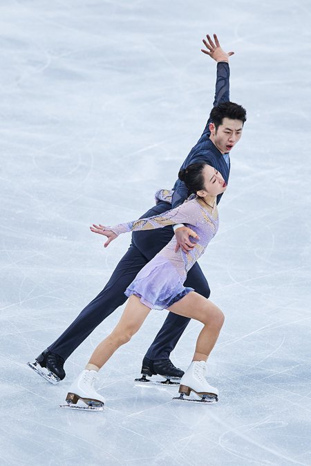 当地时间3月20日,加拿大蒙特利尔,2024蒙特利尔花滑世锦赛,中国选手彭