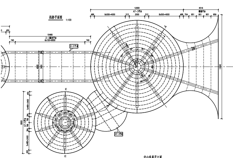 西栈桥一般构造图(部分)本次招标项目的计划工期:300 日历天,计划