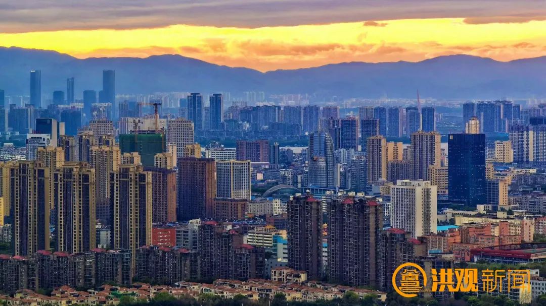 金色天际线!看,南昌的天空|南昌市_新浪财经_新浪网