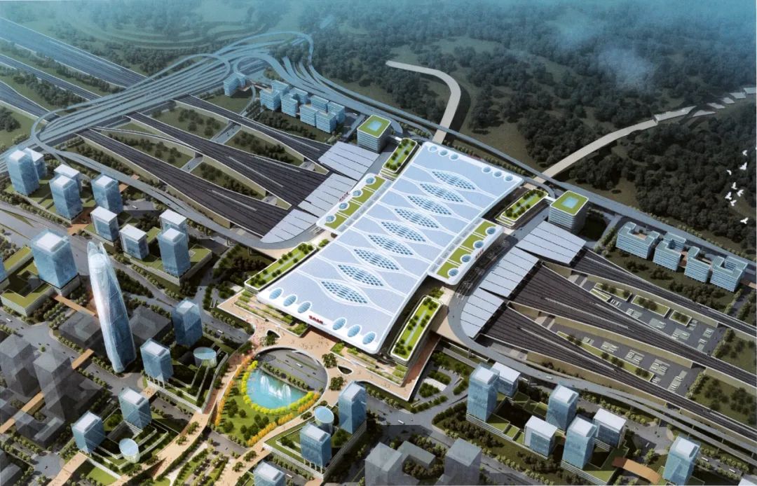 重庆东站鸟瞰效果图.市住房城乡建委供图