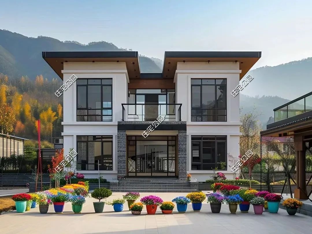 10款现代中式农村别墅现代融入中式才适合乡村