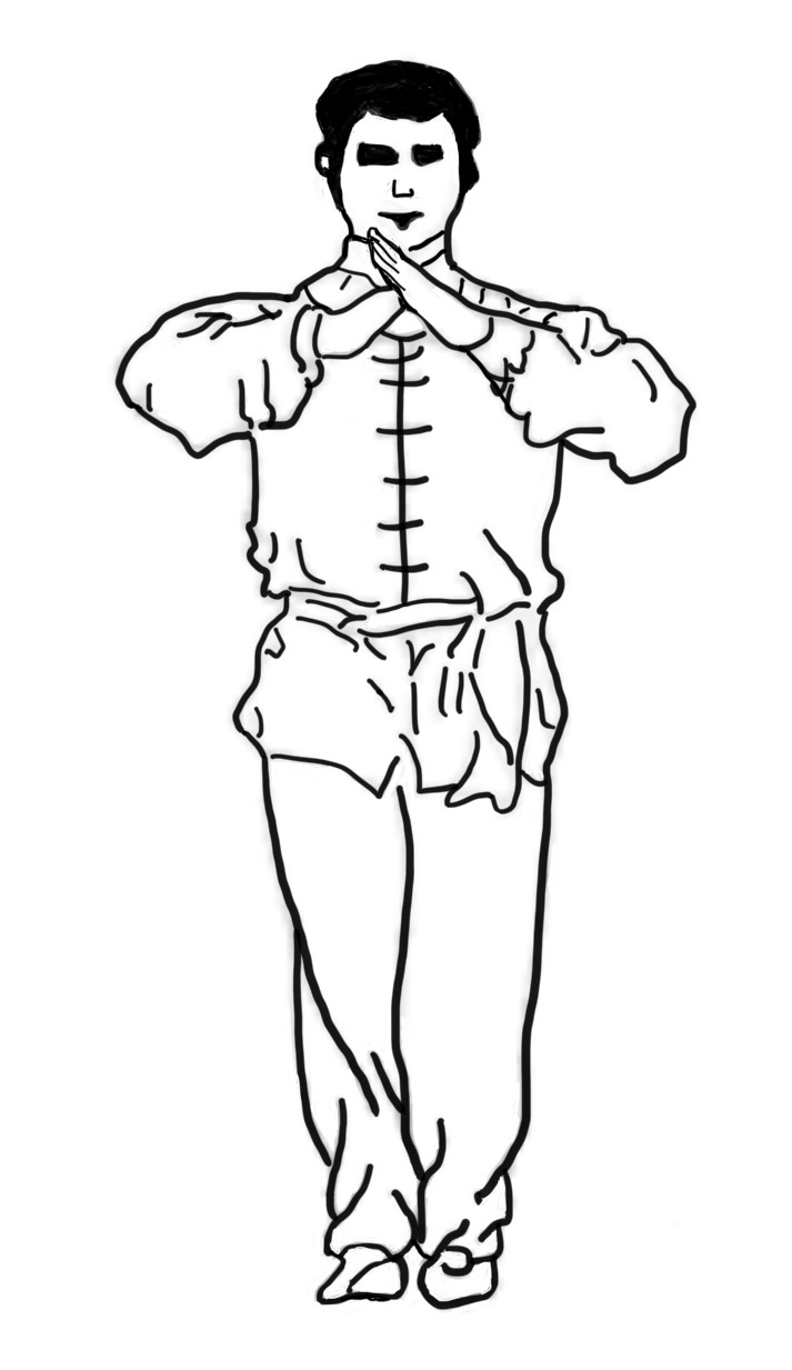 今日武术界中的抱拳图