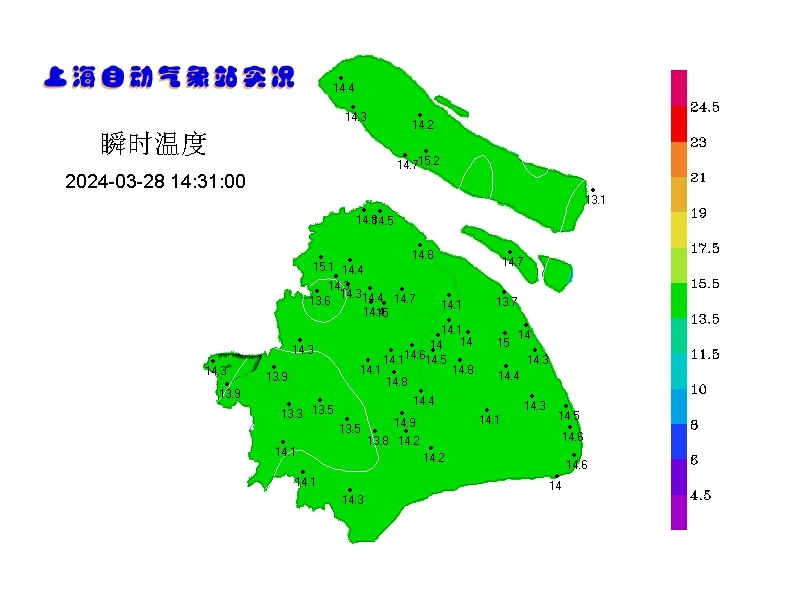 本文图片均为“上海天气发布”微信公众号 图