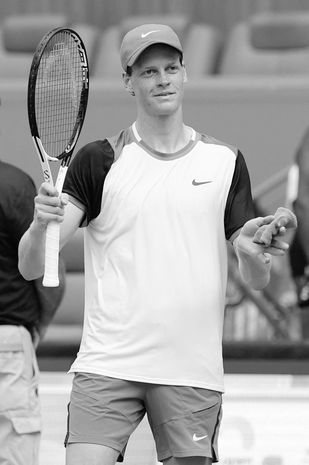 3月27日,在美国迈阿密网球公开赛男单四分之一决赛中,意大利选手辛纳2