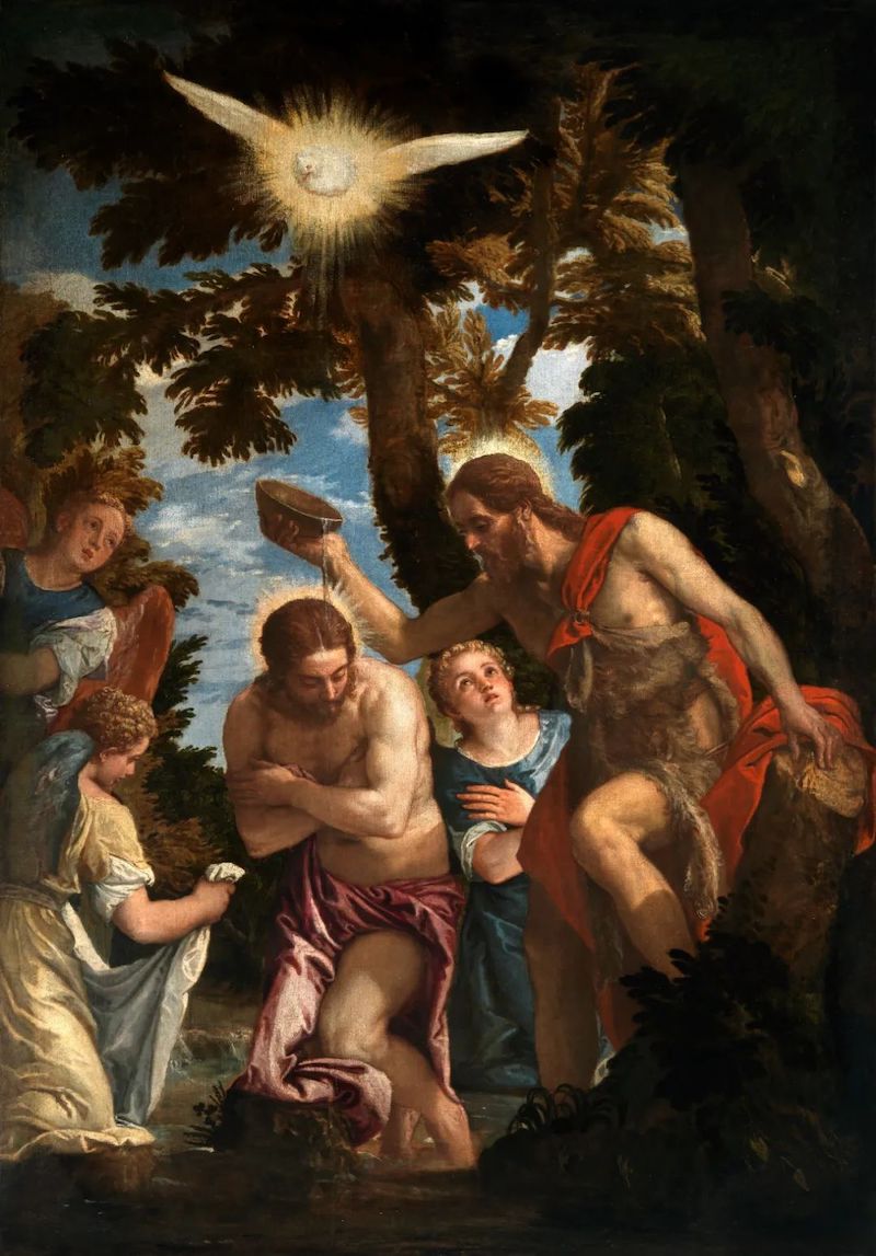 保罗·委罗内塞《基督受洗》，约1575年