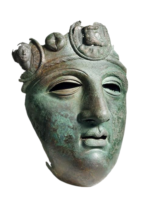 罗马骑士头盔的面甲（复制品） 公元25-50年