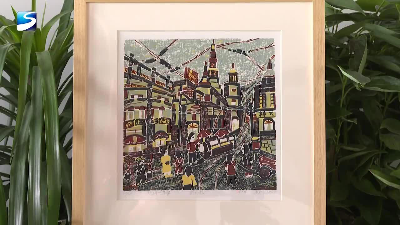 "乡村风韵"车墩镇乡村振兴小版画展开展