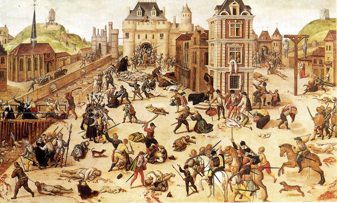 胡格诺战争的圣巴托洛缪日大屠杀
