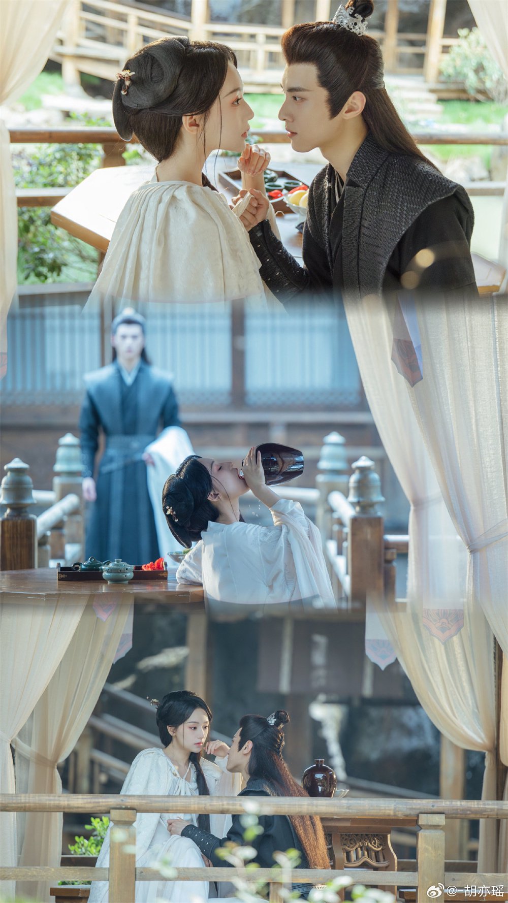 看那颗星星正在发光