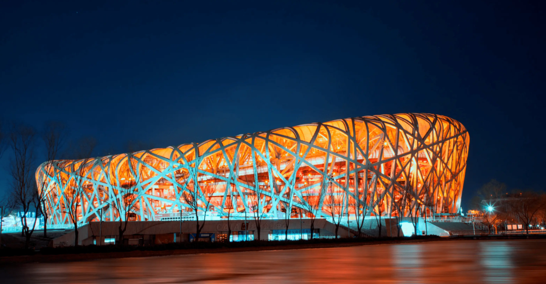 国家体育馆(鸟巢)夜景