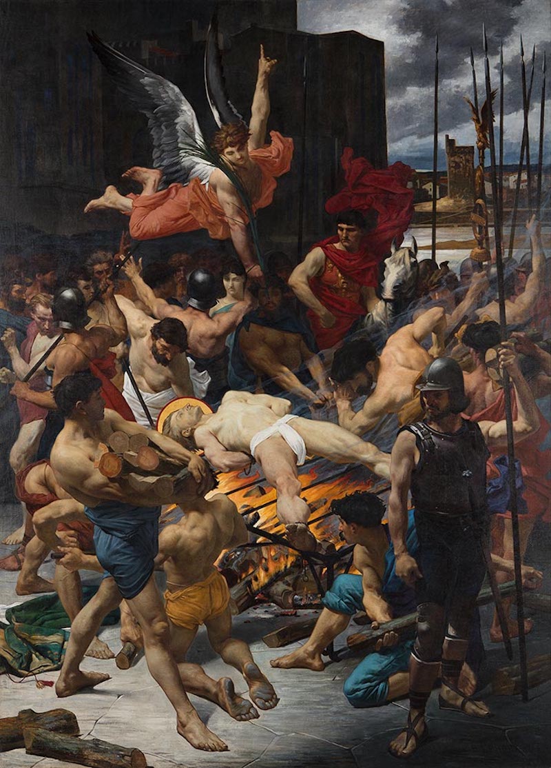 皮埃尔·雷霍,《殉道者圣劳伦斯》,1874年