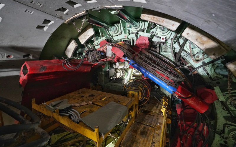 盾构机内部.新京报记者&nbsp;王贵彬&nbsp;摄