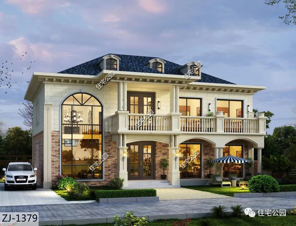 10套带堂屋的农村二层别墅,送给准备建房的你|建房_新浪财经_新浪网