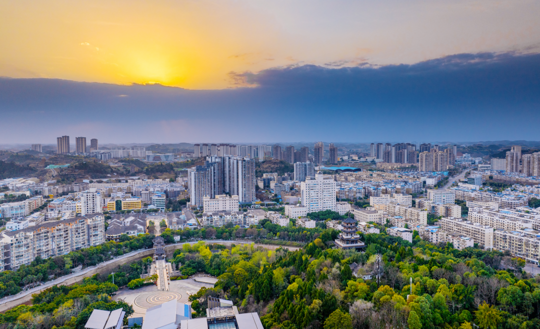 资阳市城市风光.图源视觉中国