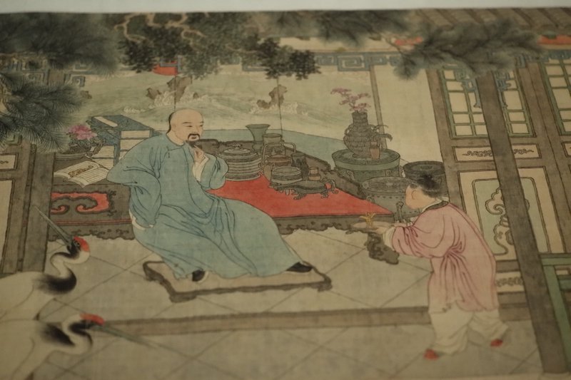 雍正帝后“对话”姑苏乡贤，苏博新展明清肖像|清代学者像传|胤禛朝服像轴|肖像画_新浪新闻