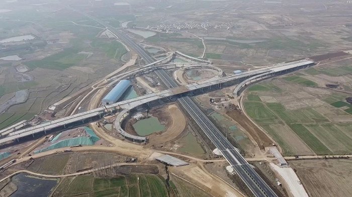 滁合周高速肥东段完成重要节点工程|高速_新浪财经_新浪网