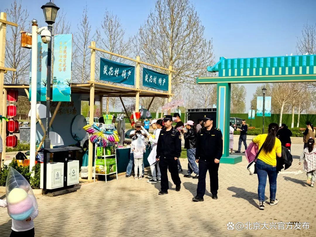 你赏花,我护航丨大兴区庞各庄镇全力保障,让美丽与安全同行