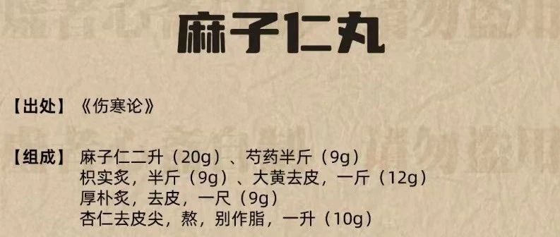 常用中成药宜忌——麻子仁丸|疫情|便秘|饮食|麻仁丸|经典之作_新浪新闻