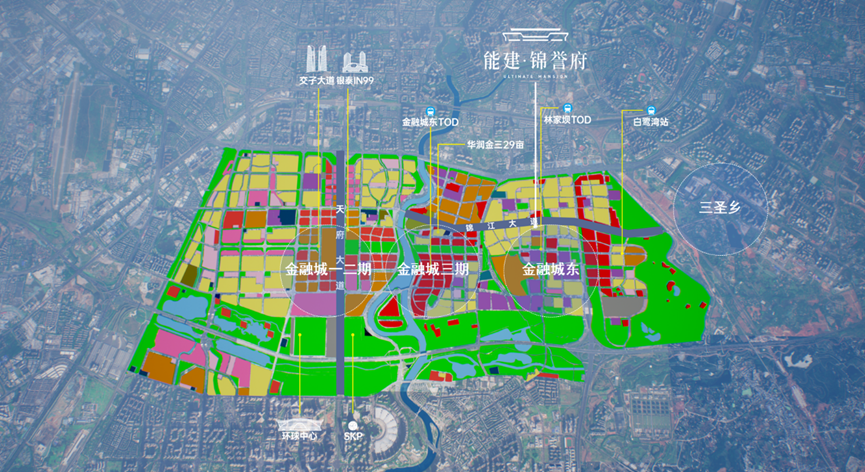 金融之家,环球金融大厦等地标成为成都"国际化封面"之芯,规划能级超高