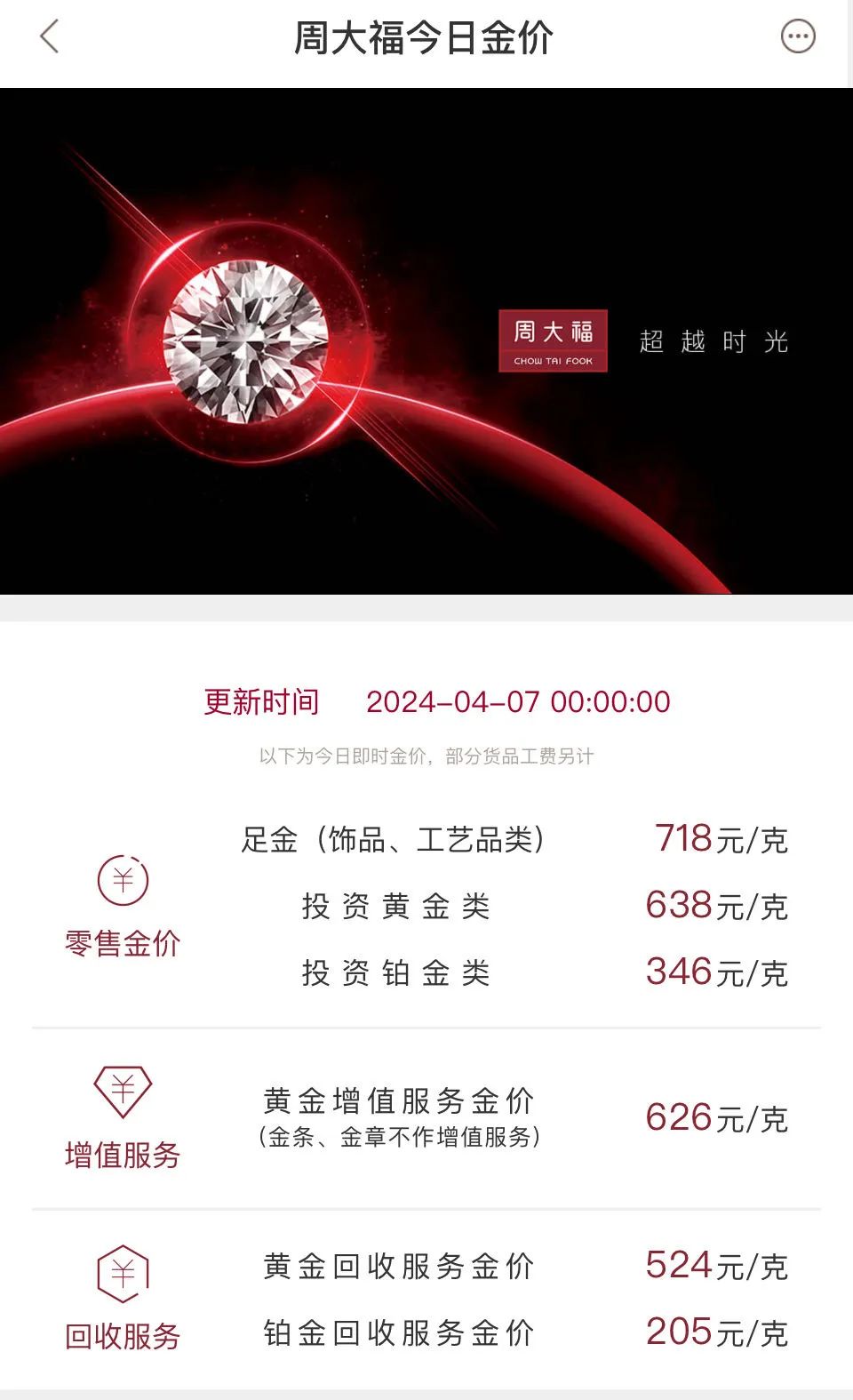 伟德bv1946官网-今日黄金回收价：2月18日足金999旧金回收报价实时更新全国行情参考