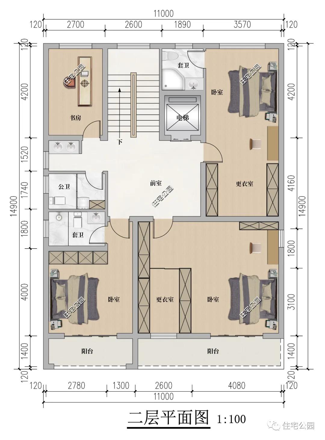 10套带电梯的农村别墅,福建,广东,浙江建房首选,上下楼再也不累了