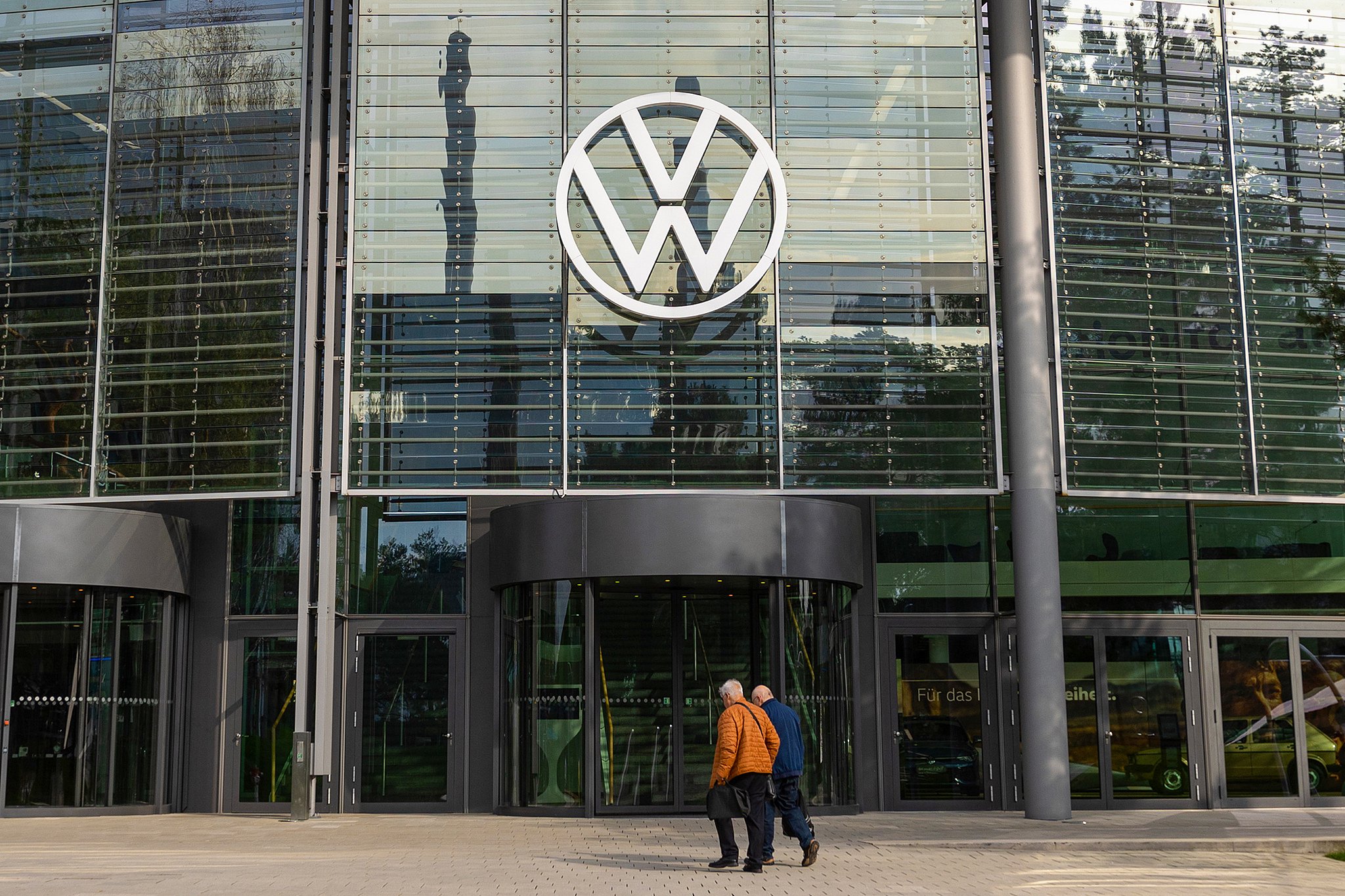 当地时间2024年3月14日，德国沃尔夫斯堡，大众汽车公司总部。