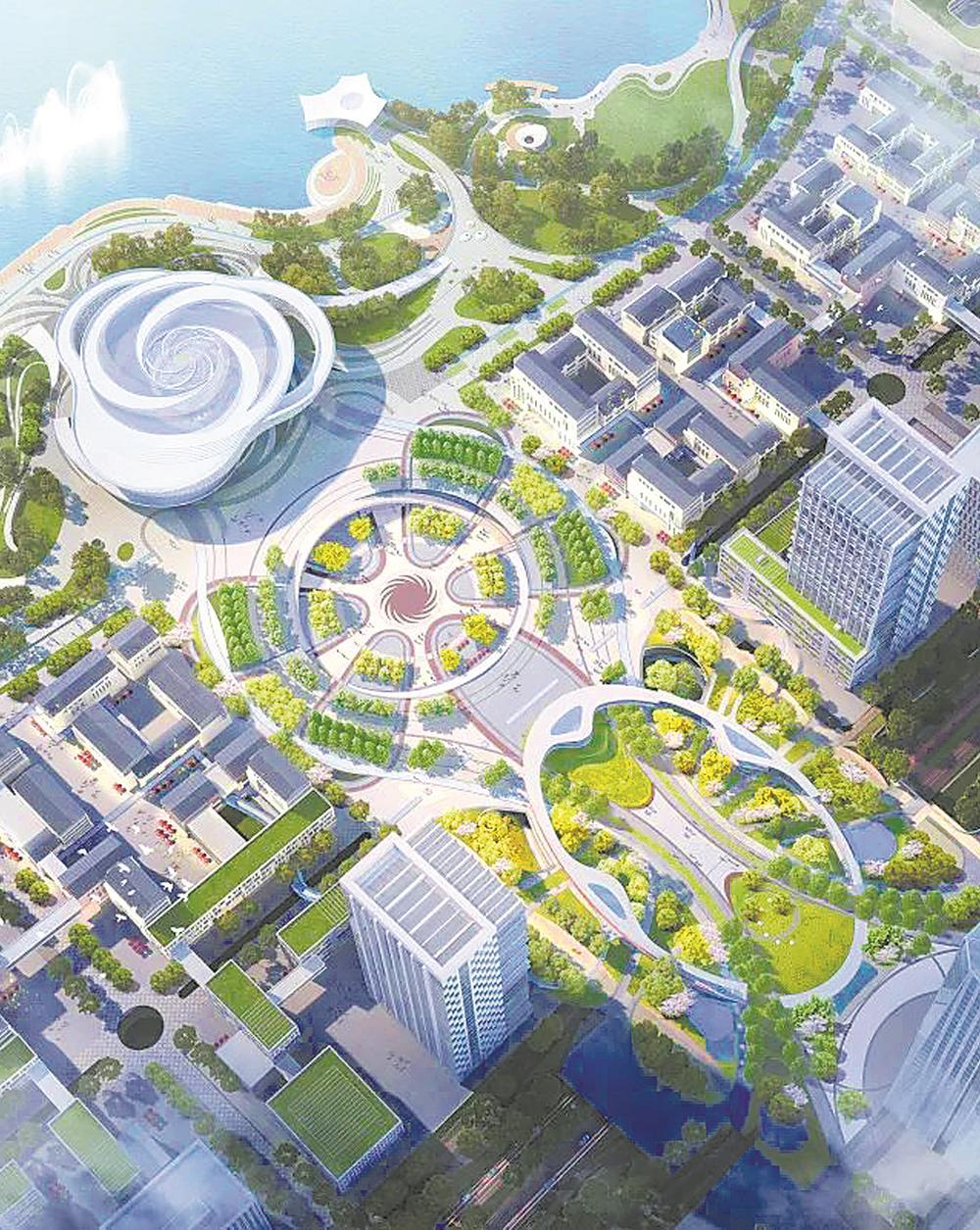 简州新城简州集散中心项目预计4月底竣工提升城市功能品质