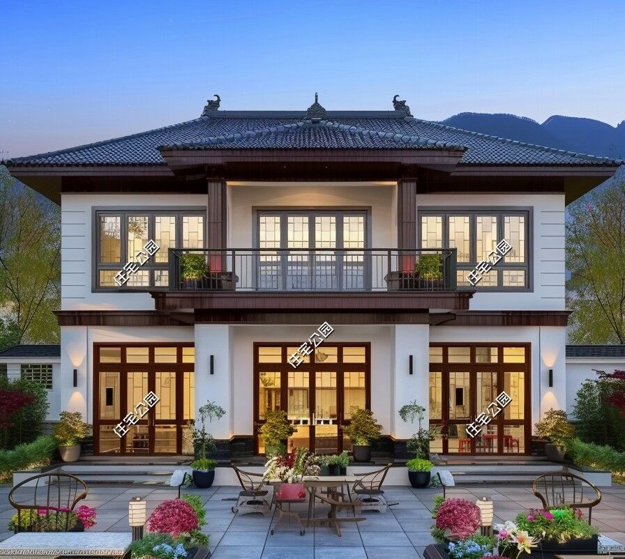 13×11米新中式二层别墅，6室2厅带堂屋，这样的农村生活真的很舒坦|生活_新浪财经_新浪网