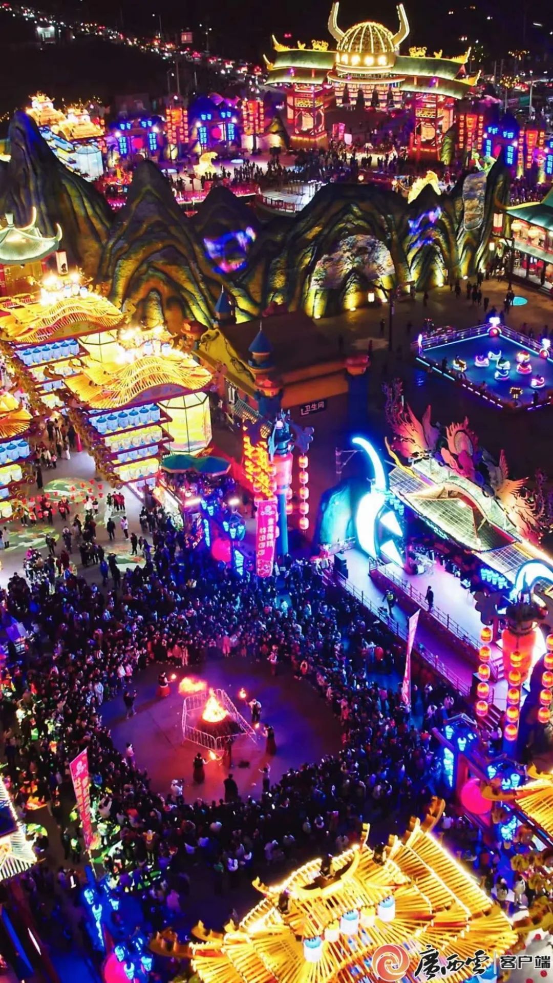 象州县融媒体中心供图崇左市太平古城夜景.