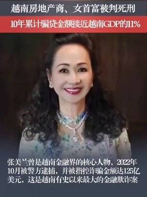 “越版许家印”,越南房地产商,女首富张美兰被判死刑…|越南|许家印|张美兰_新浪新闻