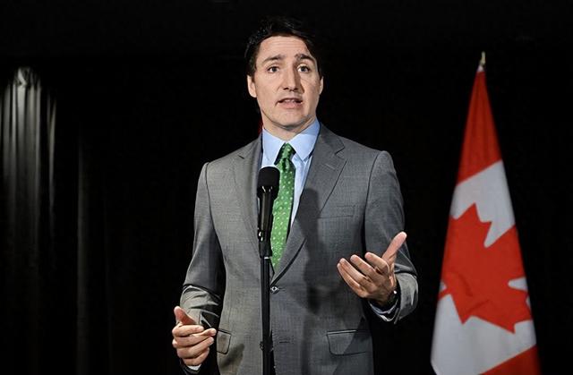 加拿大总理特鲁多.图片来源:视觉中国