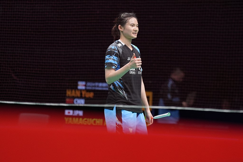 韩悦冲击的这股势头,山口茜深有体会:"或许是因为争夺奥运资格的缘故