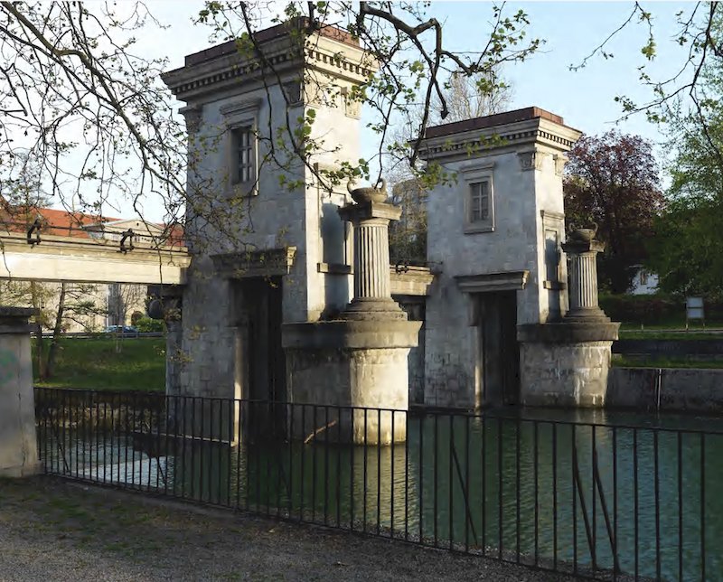 卢布尔雅尼察河上的水闸，1933至1939年设计，1939至1945年建造