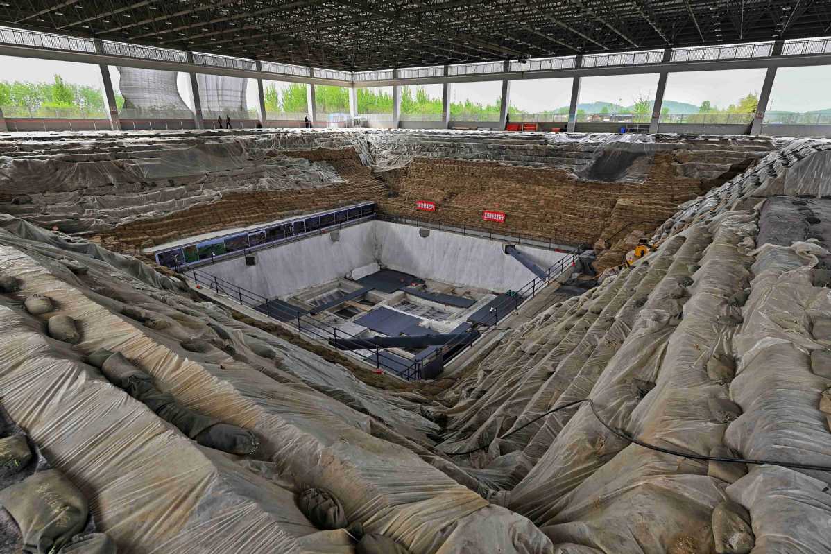 安徽淮南武王墩墓迎来首次媒体探访|安徽省|淮南市|考古_新浪新闻