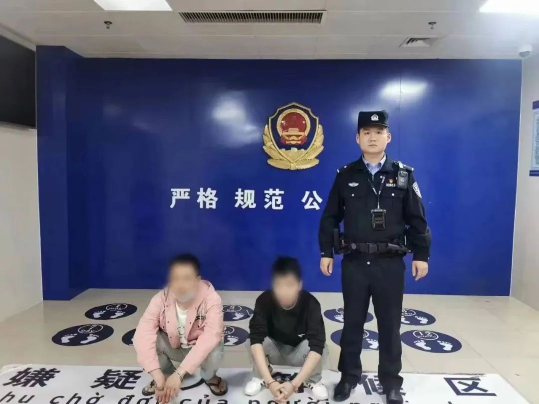 1月12至19日，广西边检总站崇左边境管理支队一周内连续查获8名网上在逃人员。（图片来源：国家移民管理局）