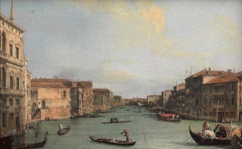 乔瓦尼·安东尼奥·卡纳尔，又名卡纳莱托《大运河景观》（ View of the Grand Canal），1726-1728年