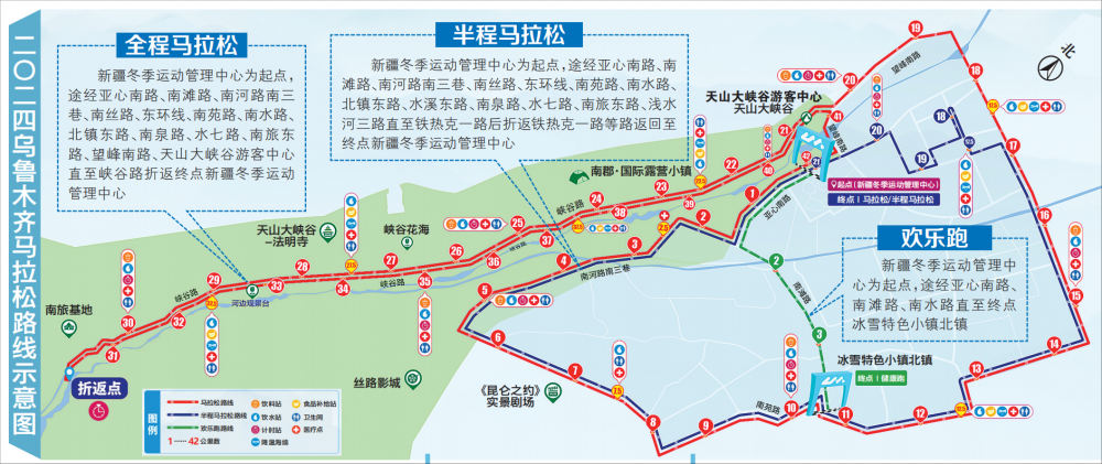 八千名跑者与乌鲁木齐双向奔赴 二〇二四乌鲁木齐马拉