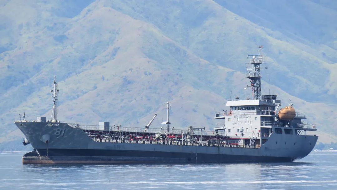 资料图：菲律宾海军补给舰“卡里拉亚湖”号