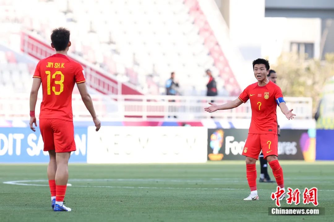 中国队在比赛中。图片来源：视觉中国