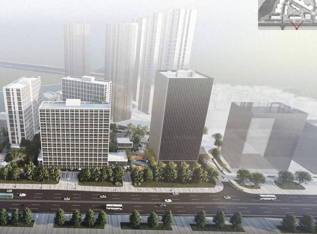 青山工业新研究院大楼效果图。