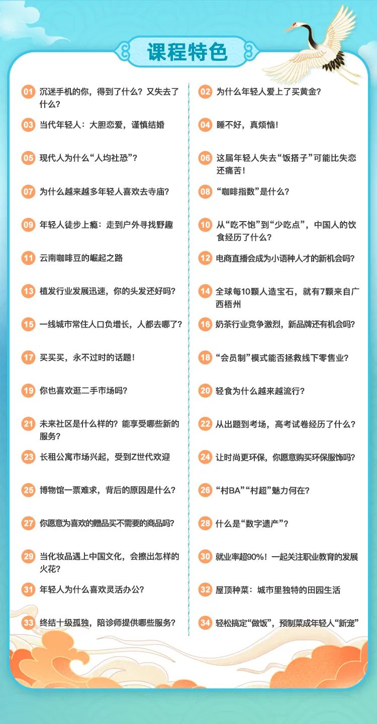 社会热点,流行趋势,这里有英文详解(送配套笔记)