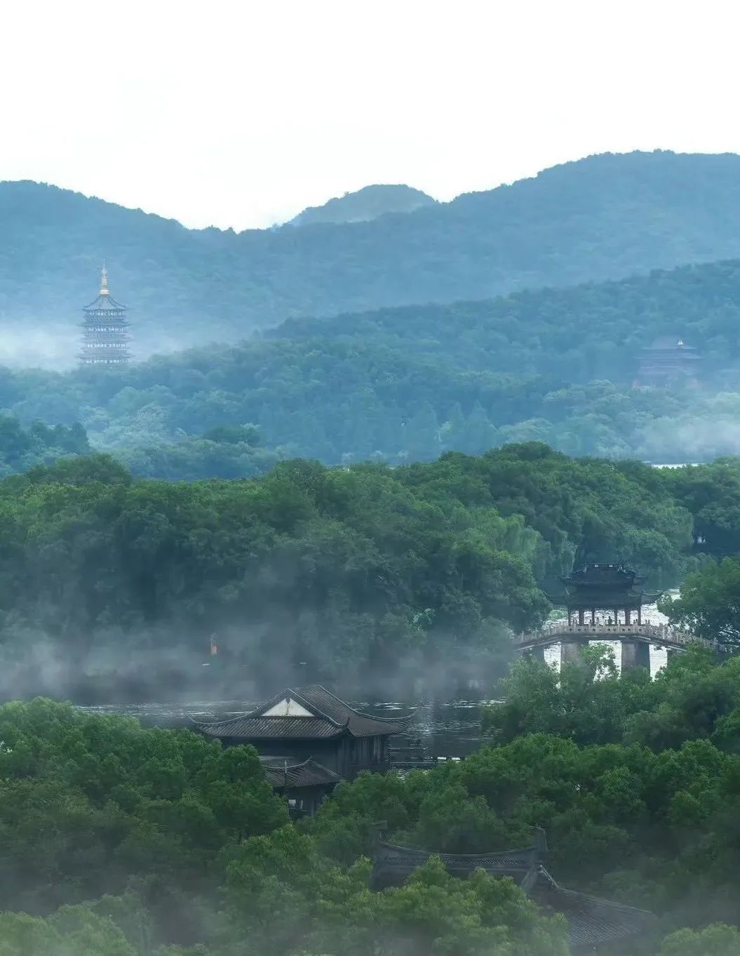 杭州有座很仙的山!观潮绝佳机位!这位超级明星去了又去