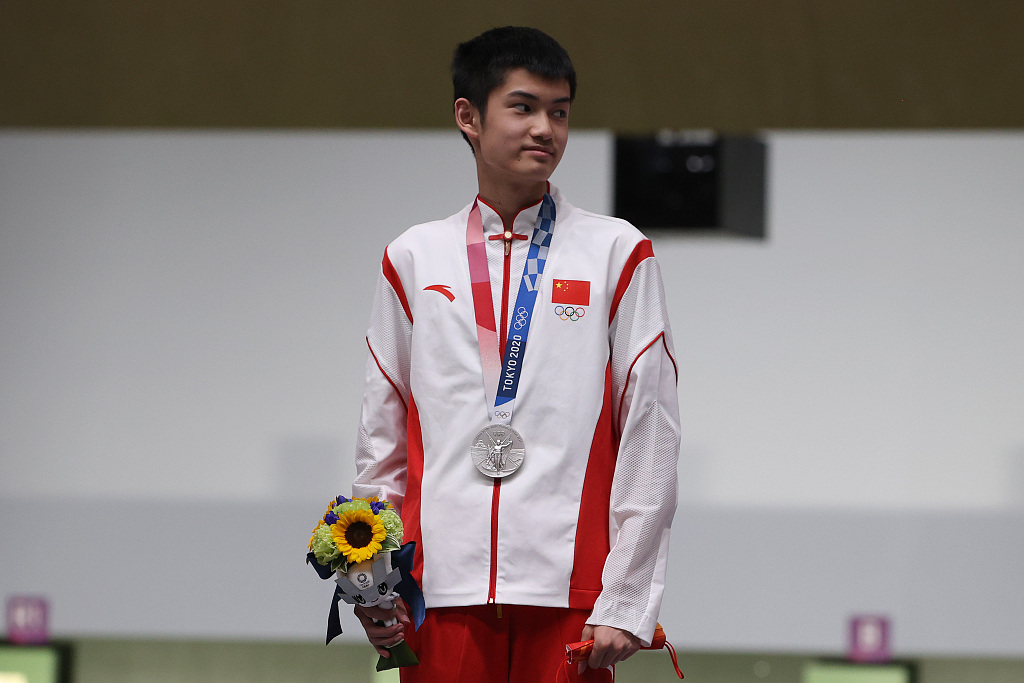 盛李豪东京奥运会拿下银牌。