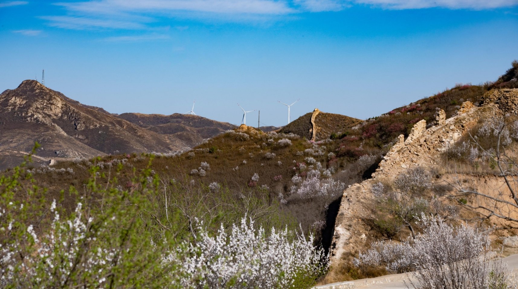 河北怀来:大营盘长城风光壮美