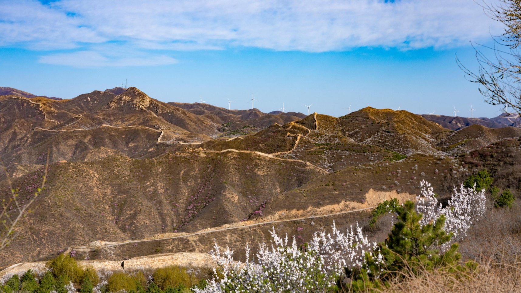 河北怀来:大营盘长城风光壮美