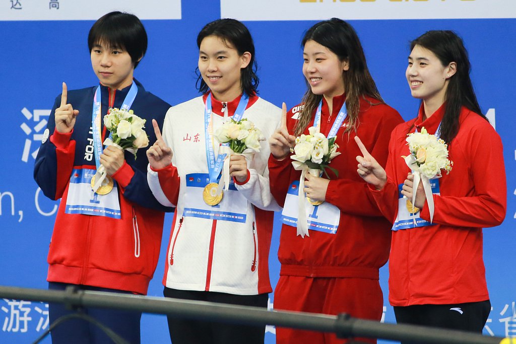 程玉洁、杨浚瑄、吴卿风、张雨霏构成了目前中国女子自由泳的厚度。