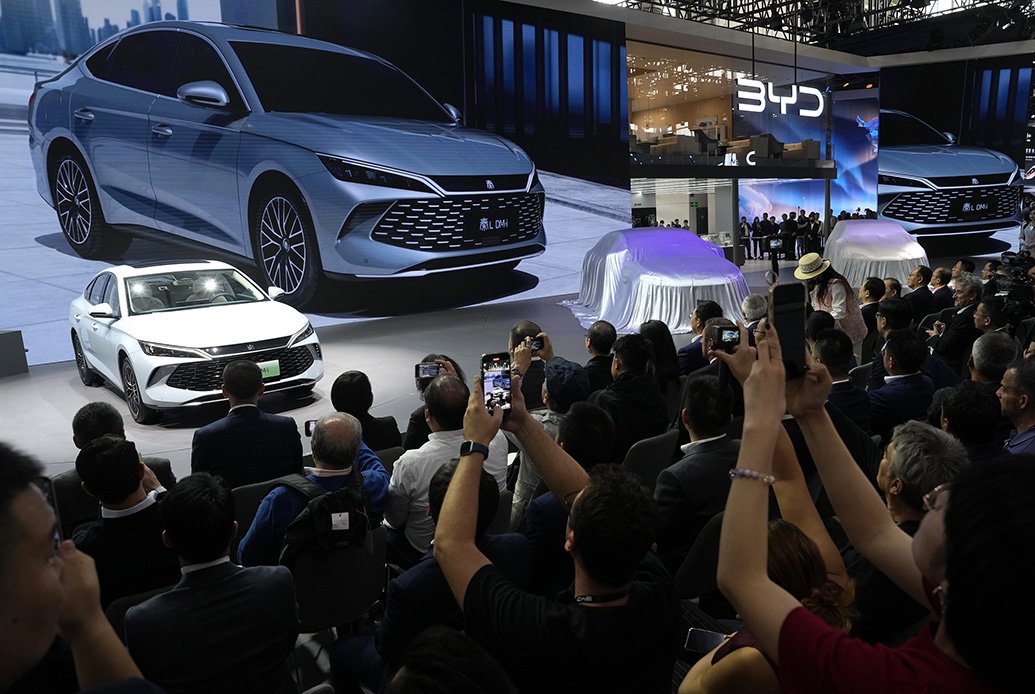 2024年4月25日，第十八届北京国际汽车展览会在北京中国国际展览中心顺义馆举行。