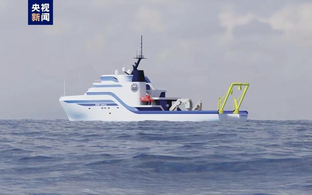 同济大学2000吨级海洋科考教学保障船效果图