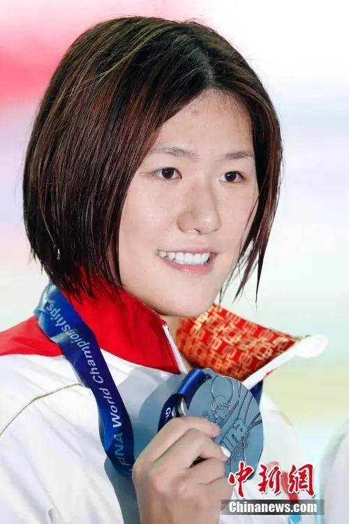 叶诗文夺得光州世锦赛女子400米混合泳银牌（资料图）。中新社记者 韩海丹 摄
